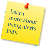 Learn more about using alerts here